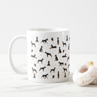 Taza De Café Perro Doberman Pinscher