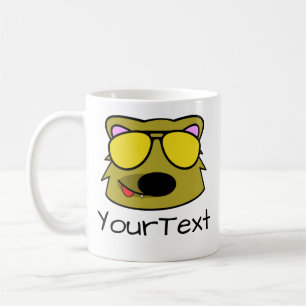 Taza De Café Perro Doodle Face Café Personalizado
