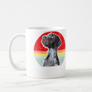 Taza De Café Perro Drahthaar Pointer Alemán de Pelo Cabeludo Ca