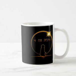 Taza De Café Perro Eclipse Solar Total