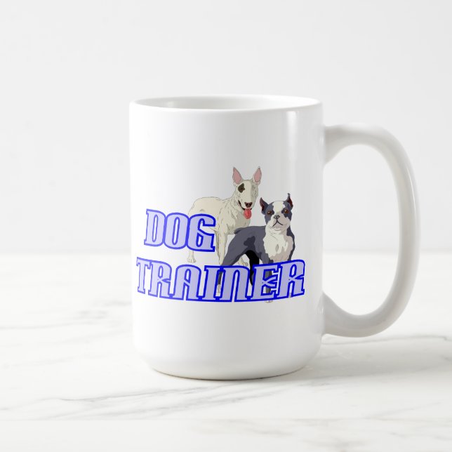 Taza De Café Perro Entrenador Café Mug (Derecha)