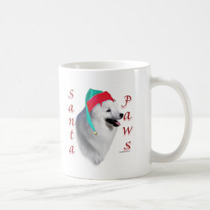 Taza De Café Perro Esquimal Americano Santa Paws