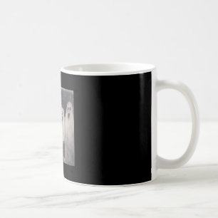 Taza De Café Perro fantasma boxer divertido Halloween espeluzna