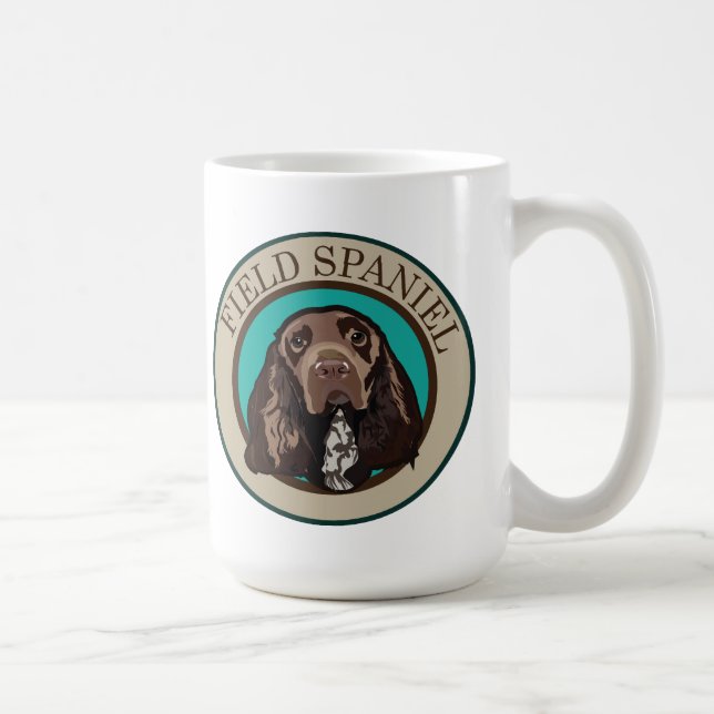 Taza De Café Perro Field Spaniel (Derecha)
