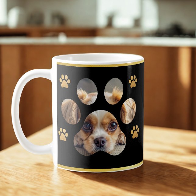 Taza De Café Perro fotográfico Mascota personalizado de moda (Subido por el creador)