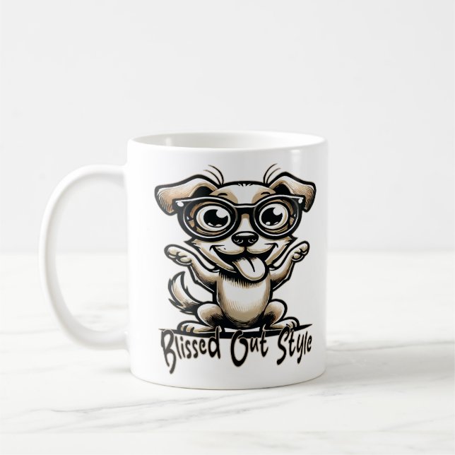 Taza De Café Perro fuera de servicio (Izquierda)