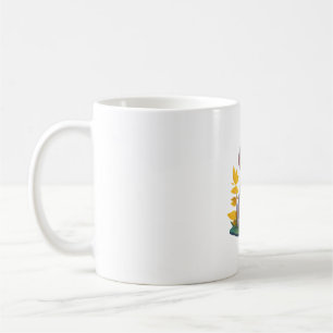 Taza De Café Perro Golden Retriever Cute Digital Chibi