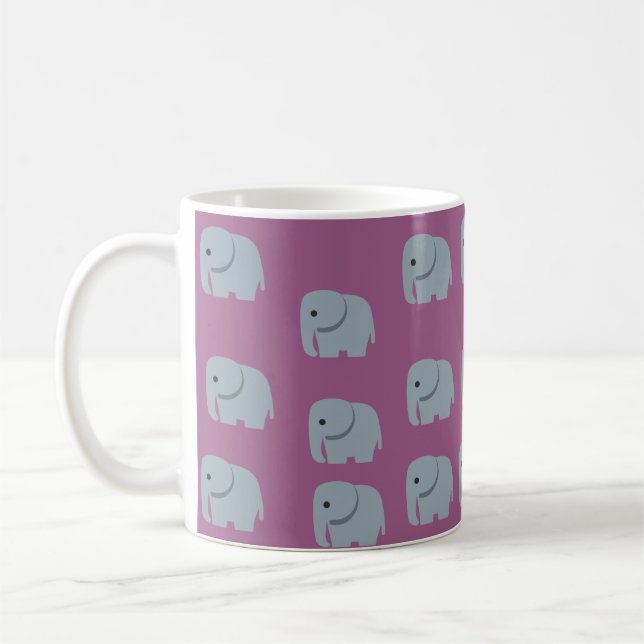 Taza De Café Perro gris de elefante (Izquierda)