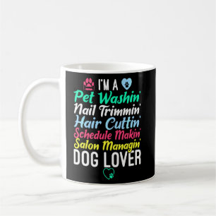 Taza De Café Perro Groomer Mascota Grooming Mascota gracioso pe