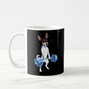 Taza De Café Perro Halterofilia Rat Terrier