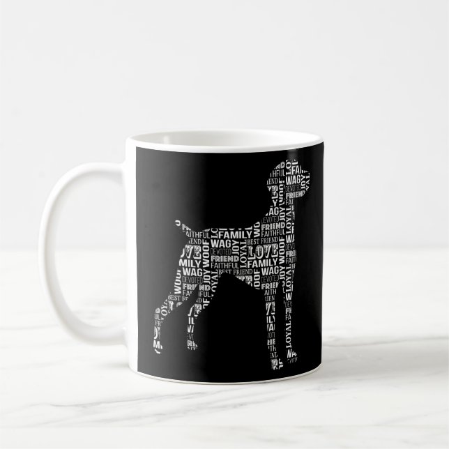 Taza De Café Perro húngaro Vizsla Lover (Izquierda)