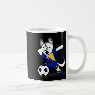 Taza De Café Perro Husky Haciendo Dabbing Bosnia y Herzegovina 