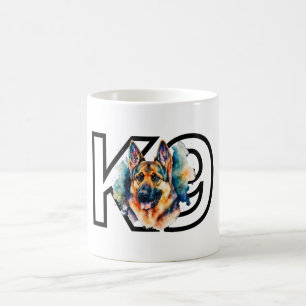 Taza De Café Perro K9: el mejor amigo