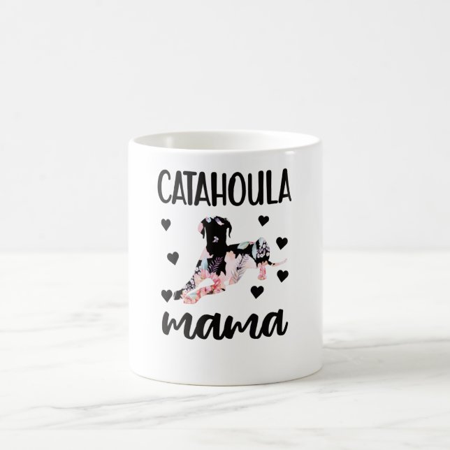 Taza De Café Perro leopardo de Catahoula Mamá Perro de Catahoul (Centro)