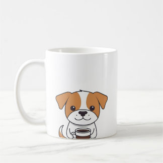 Taza De Café Perro lindo beber café Mug