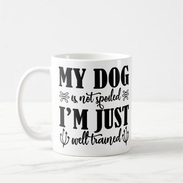 Taza De Café Perro Lover Mug | Gracioso café Mug | (Izquierda)