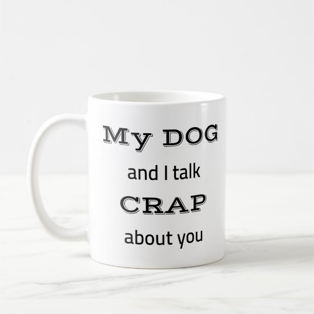 Taza De Café Perro Lover Mug | Gracioso café Mug | (Izquierda)