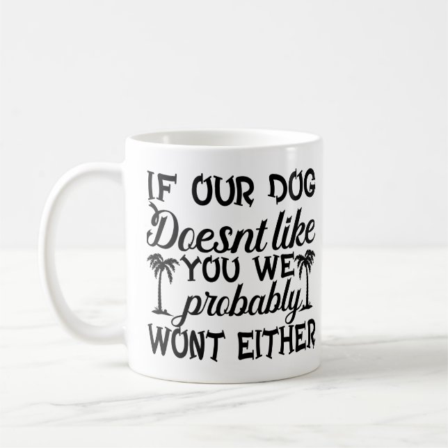 Taza De Café Perro Lovers Mug | Gracioso café Mug | (Izquierda)