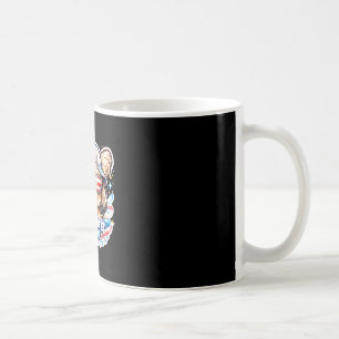 Taza De Café Perro maltés divertido rojo blanco y ladrido patri
