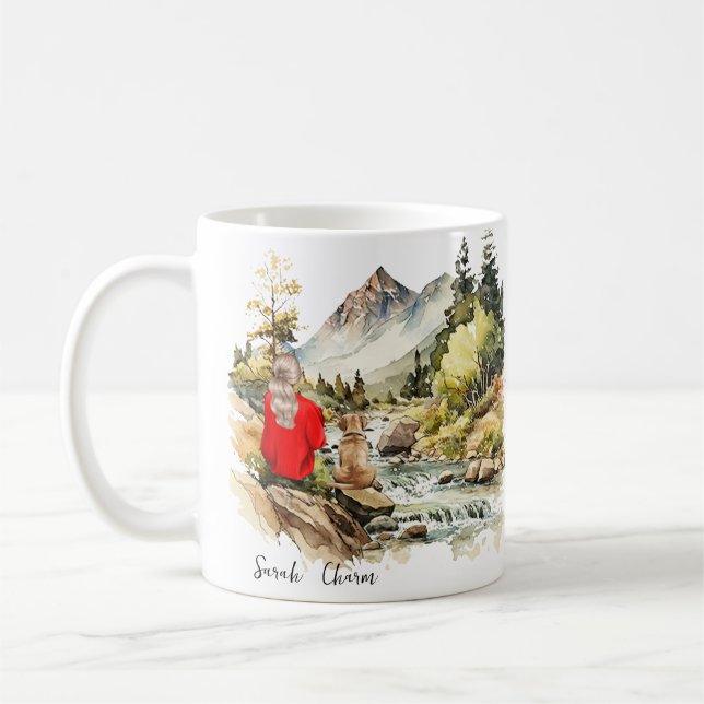 Taza De Café Perro Mamá (Izquierda)