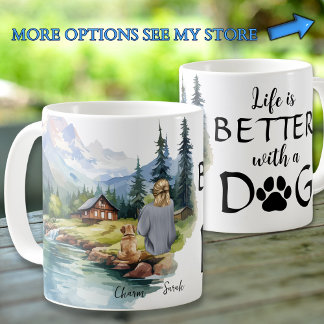 Taza De Café Perro Mamá