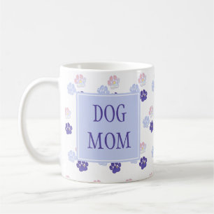 Taza De Café Perro Mamá de colores Paws Mug