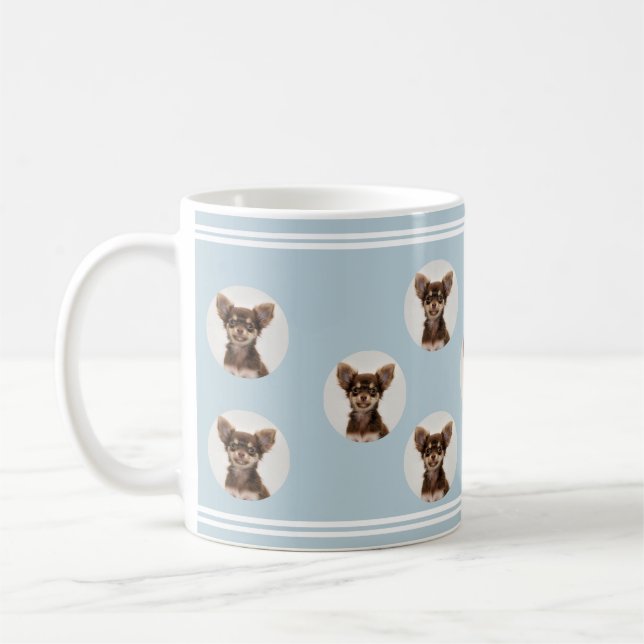 Taza De Café Perro Mamá Personalizado Foto Mug (Izquierda)