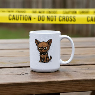 Taza De Café Perro marrón gracioso