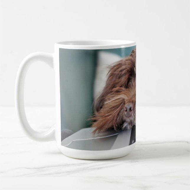Taza De Café Perro, Mascota, contención (Izquierda)