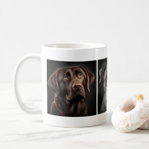 Taza De Café Perro Mascota lindo 3 Personalizado de fotos