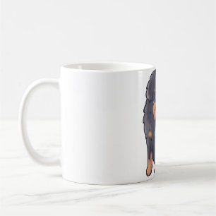 Taza De Café Perro mastiff tibetano Delight � arte animal puro