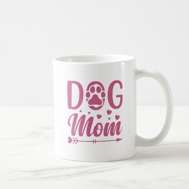 Taza De Café Perro Mom Mug (Derecha)