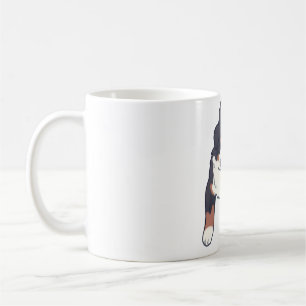 Taza De Café Perro montañés de Berna Delight � Cut Animal Art
