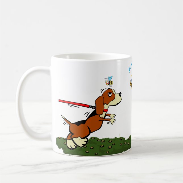Taza De Café Perro Mug 🐶 (Izquierda)