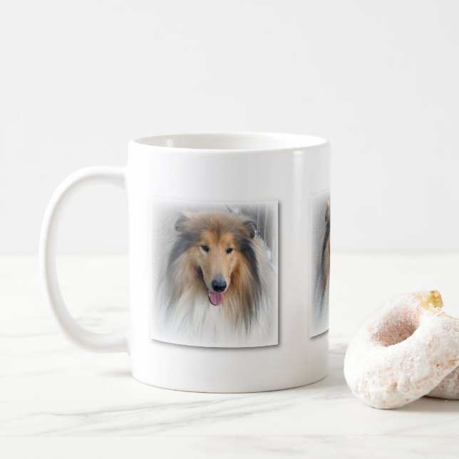 Taza De Café Perro Mug (Con donut)