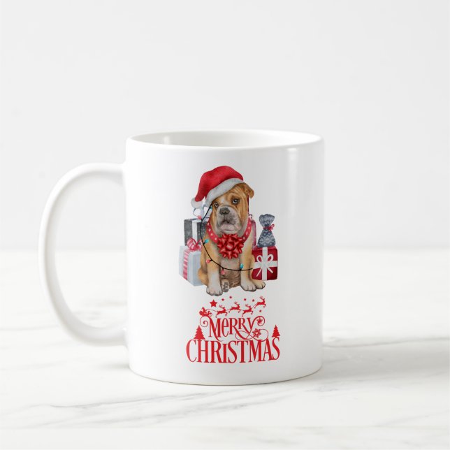 Taza De Café perro navidad (Izquierda)