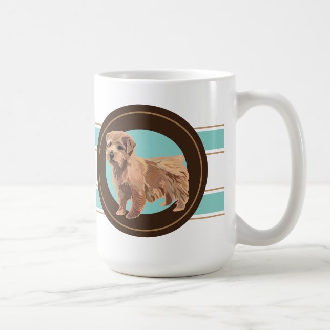 Taza De Café Perro Norfolk terrier (Derecha)