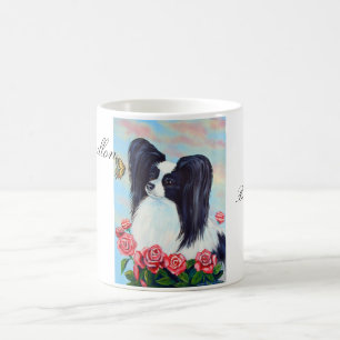 Taza De Café Perro Papillon