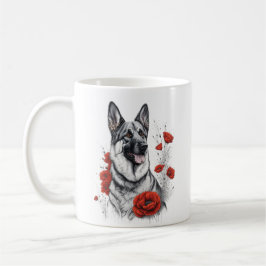Taza De Café Perro pastor alemán