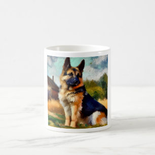 Taza De Café Perro pastor alemán