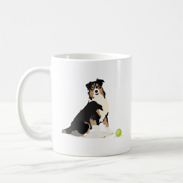 Taza De Café Perro pastor australiano (Izquierda)