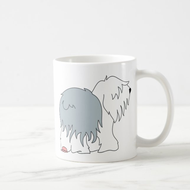 Taza De Café Perro pastor Bobtail (Derecha)