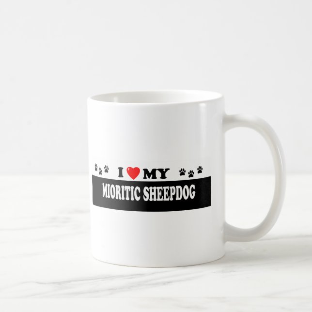 TAZA DE CAFÉ PERRO PASTOR DE MIORITIC (Derecha)