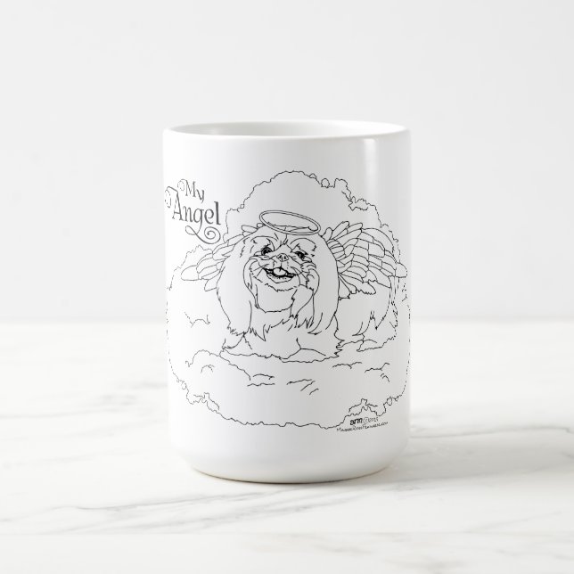 Taza De Café Perro Pekinés Mi Ángel (Centro)