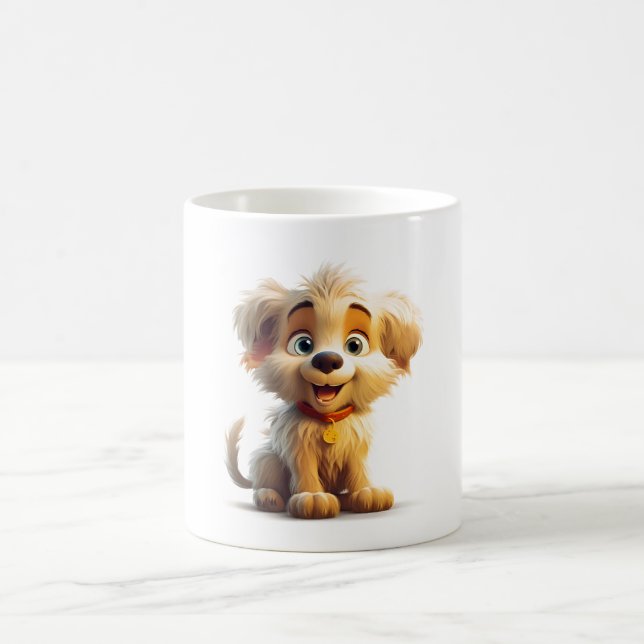Taza De Café Perro pequeño lindo - Mi reino (Centro)