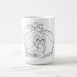 Taza De Café Perro pequinés
