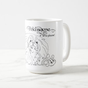 Taza De Café Perro pequinés