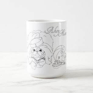 Taza De Café Perro Pequinés Marinero
