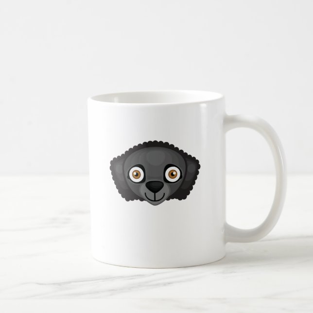 Taza De Café perro perdiguero Rizado-haired (Derecha)