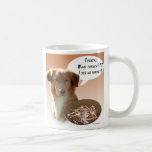 Taza De Café Perro perdiguero tocante Turquía del pato de Nuev